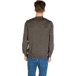 Green Marabou Sweatshirt