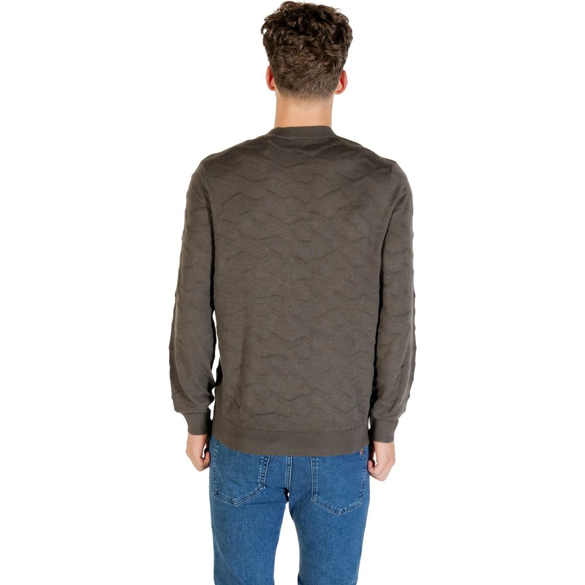 Green Marabou Sweatshirt
