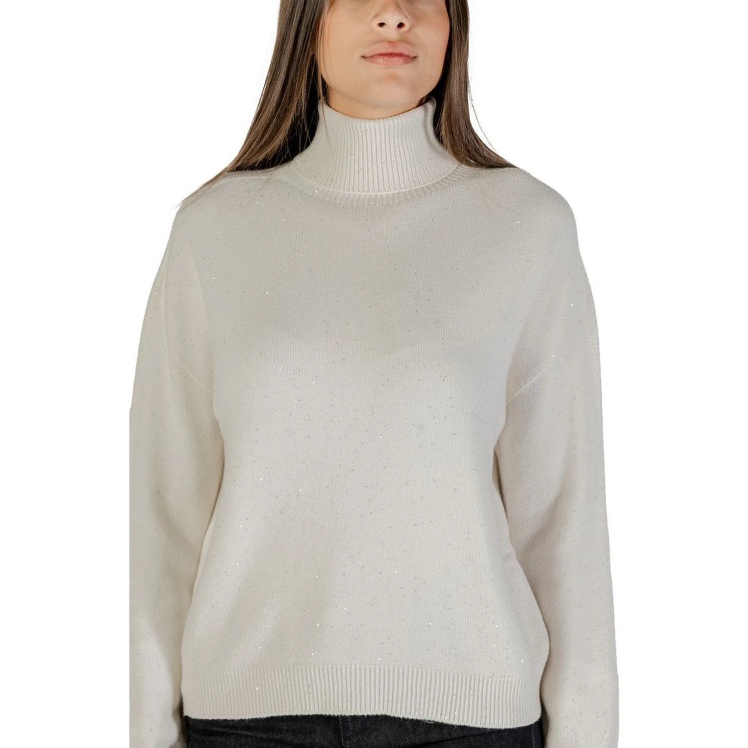 White Viscose Sweatshirt