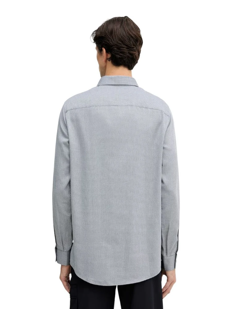 Black And White Cotton Dress Shirt alternative