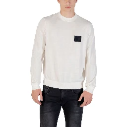 White Marabou Sweatshirt