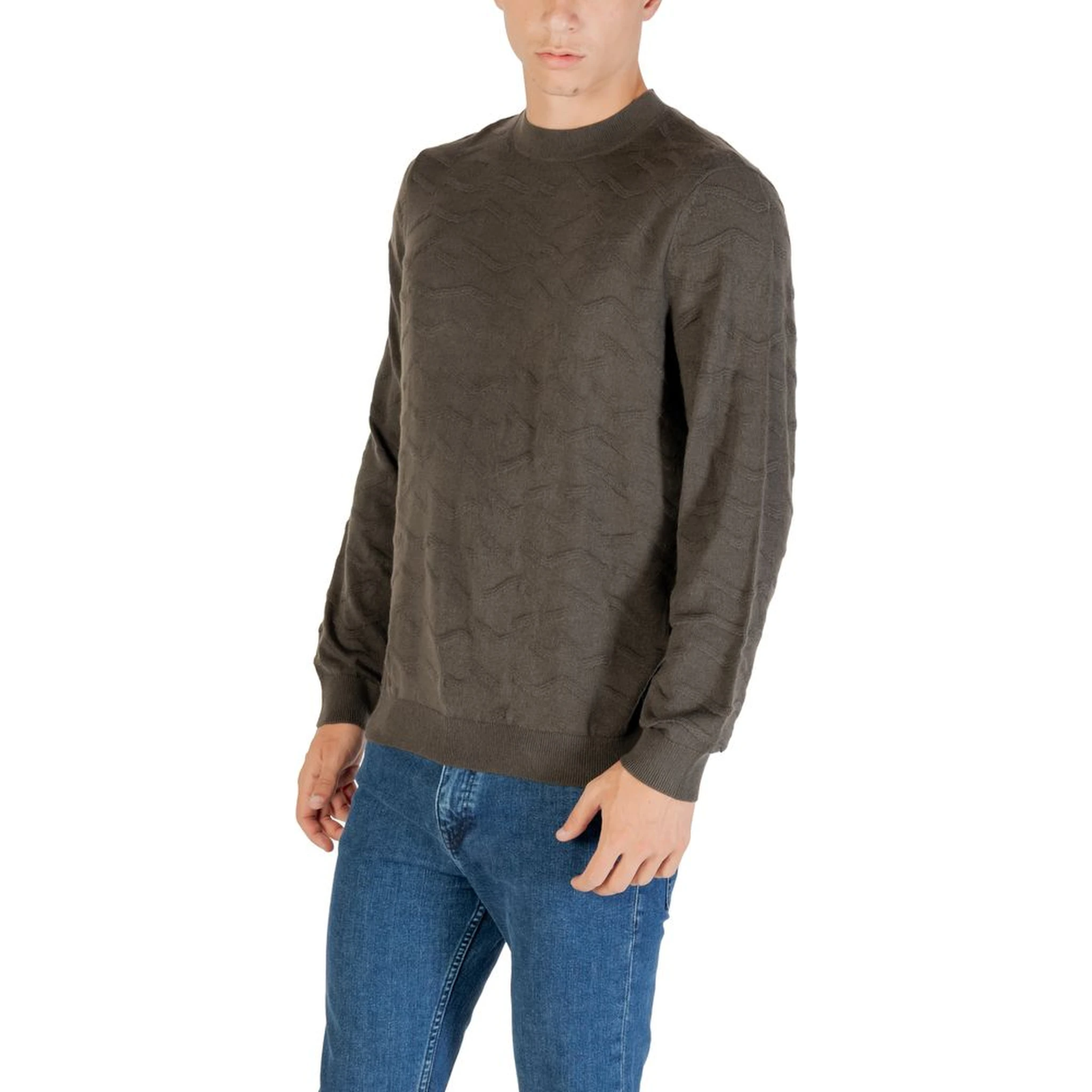 Green Marabou Sweatshirt