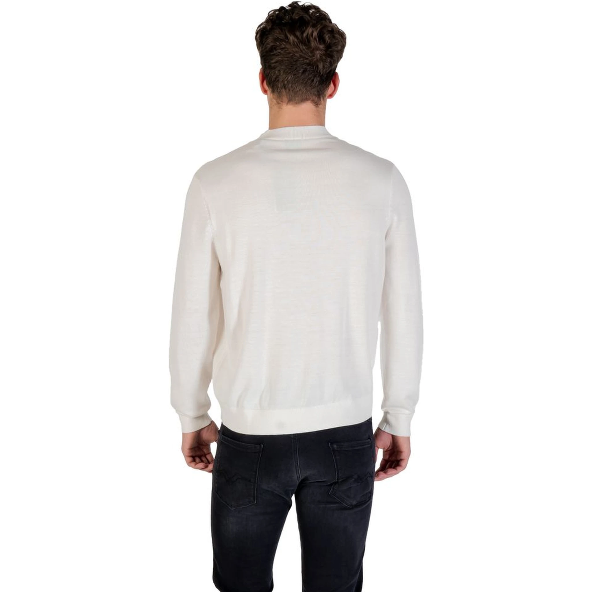 White Marabou Sweatshirt