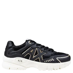 Bicolor Polyester Athletic Sneakers