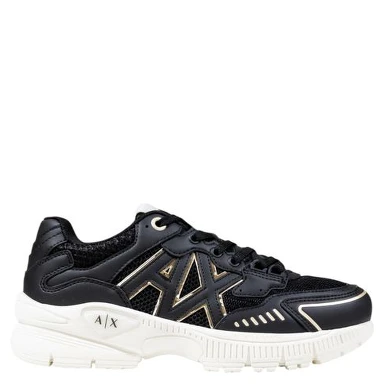 Bicolor Polyester Athletic Sneakers