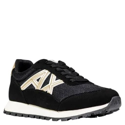 Bicolor Polyester Athletic Sneakers
