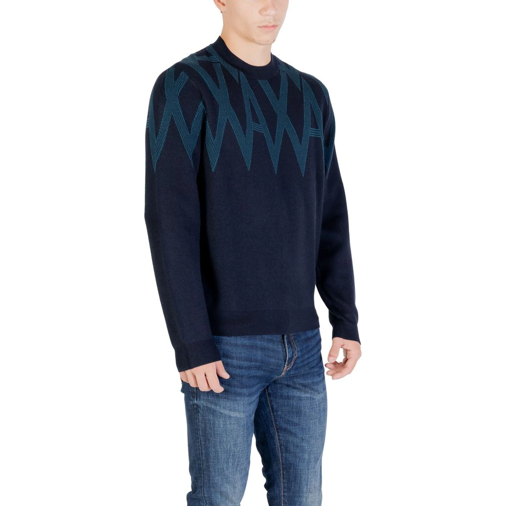 Black Marabou Sweatshirt