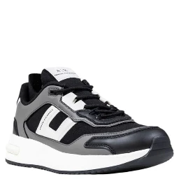 Bicolor Polyester Athletic Sneakers