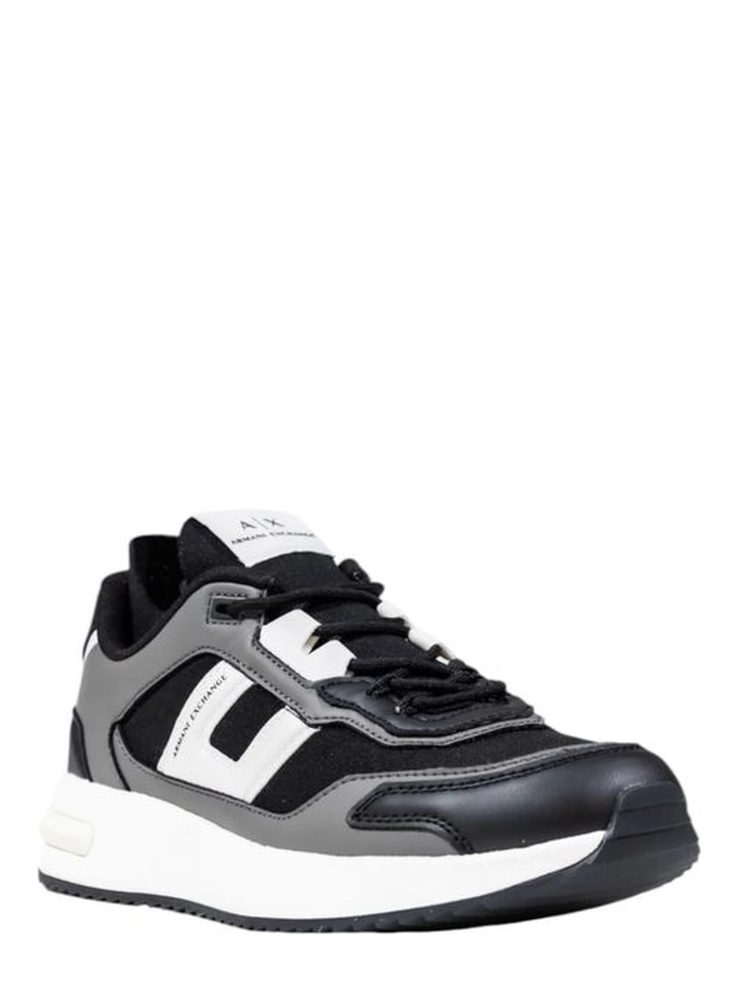 Bicolor Polyester Athletic Sneakers