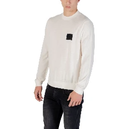 White Marabou Sweatshirt