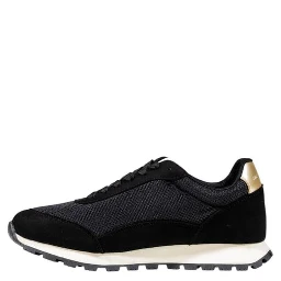 Bicolor Polyester Athletic Sneakers