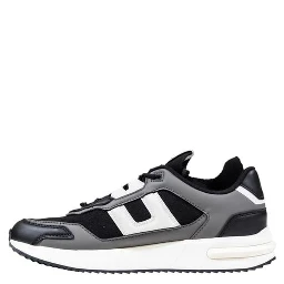 Bicolor Polyester Athletic Sneakers
