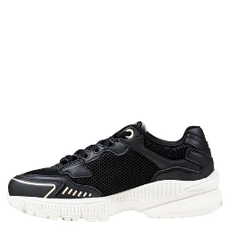 Bicolor Polyester Athletic Sneakers