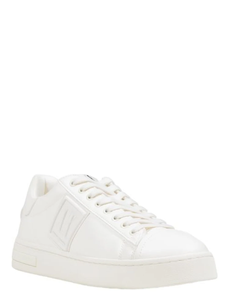 White Polyester Low Top Sneakers alternative