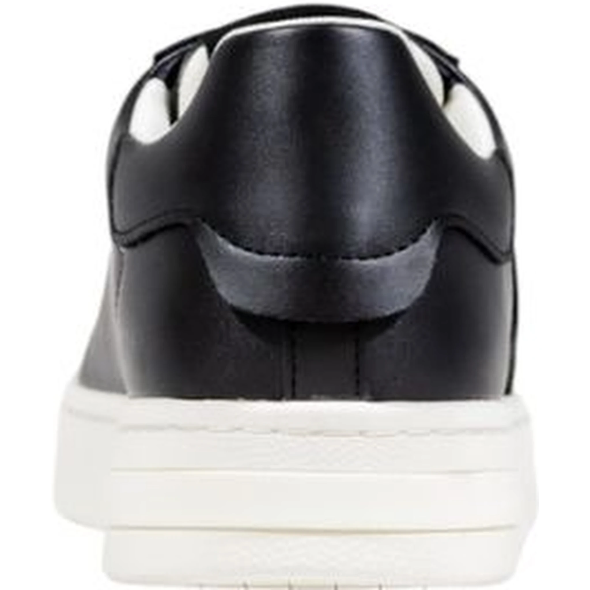 Black Polyester Low Top Sneakers