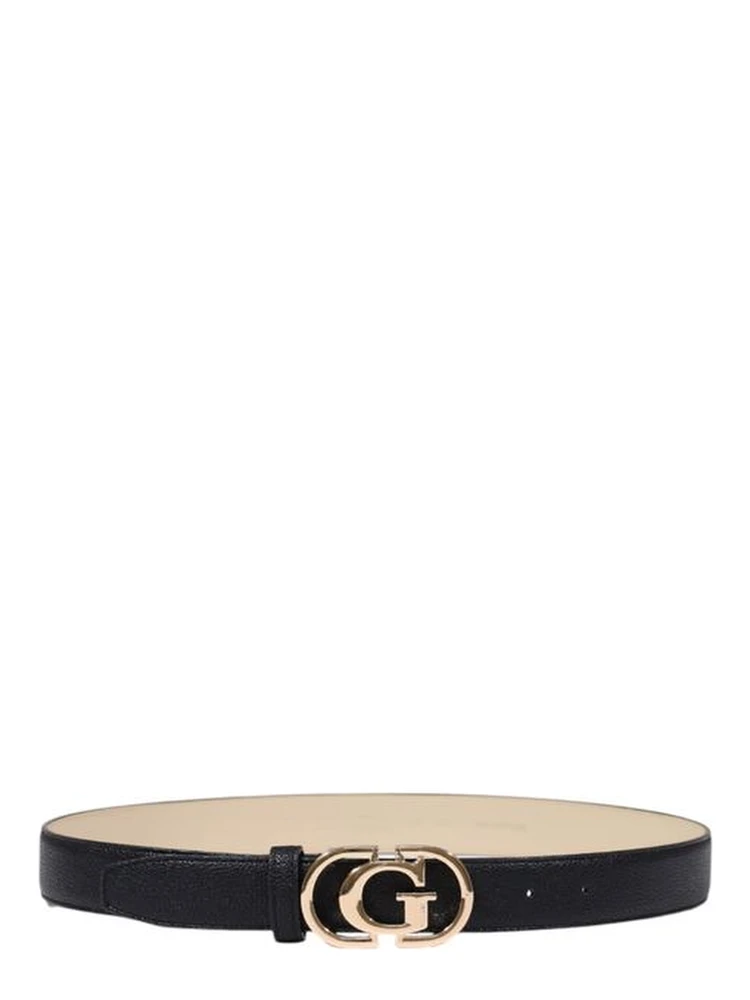 Black Polyester Thin Belt