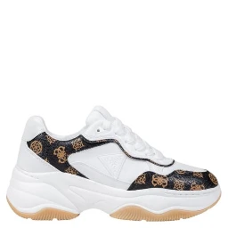 White Polyethylene Chunky Sneakers