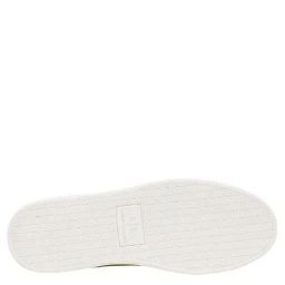 White Polyester Low Top Sneakers
