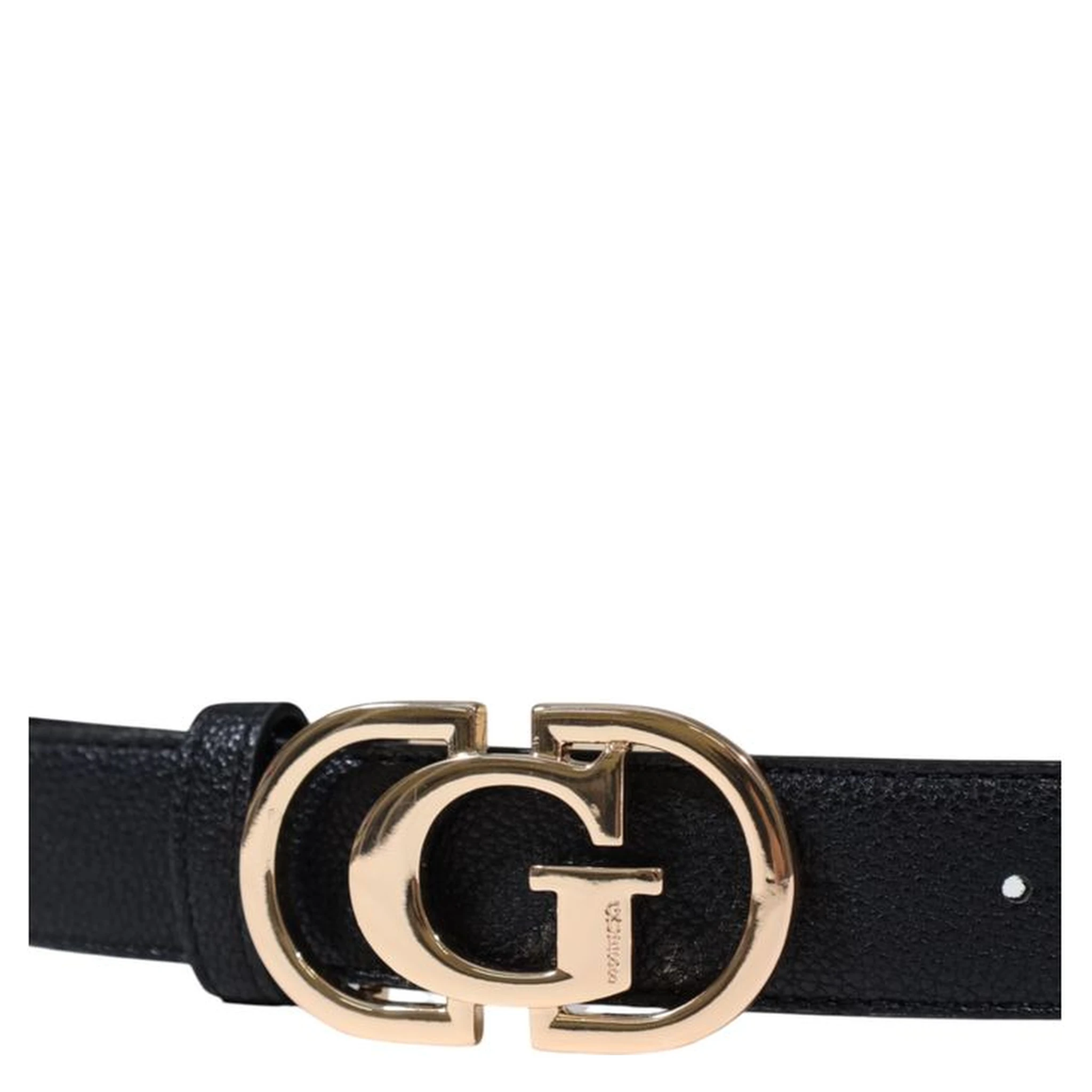 Black Polyester Thin Belt