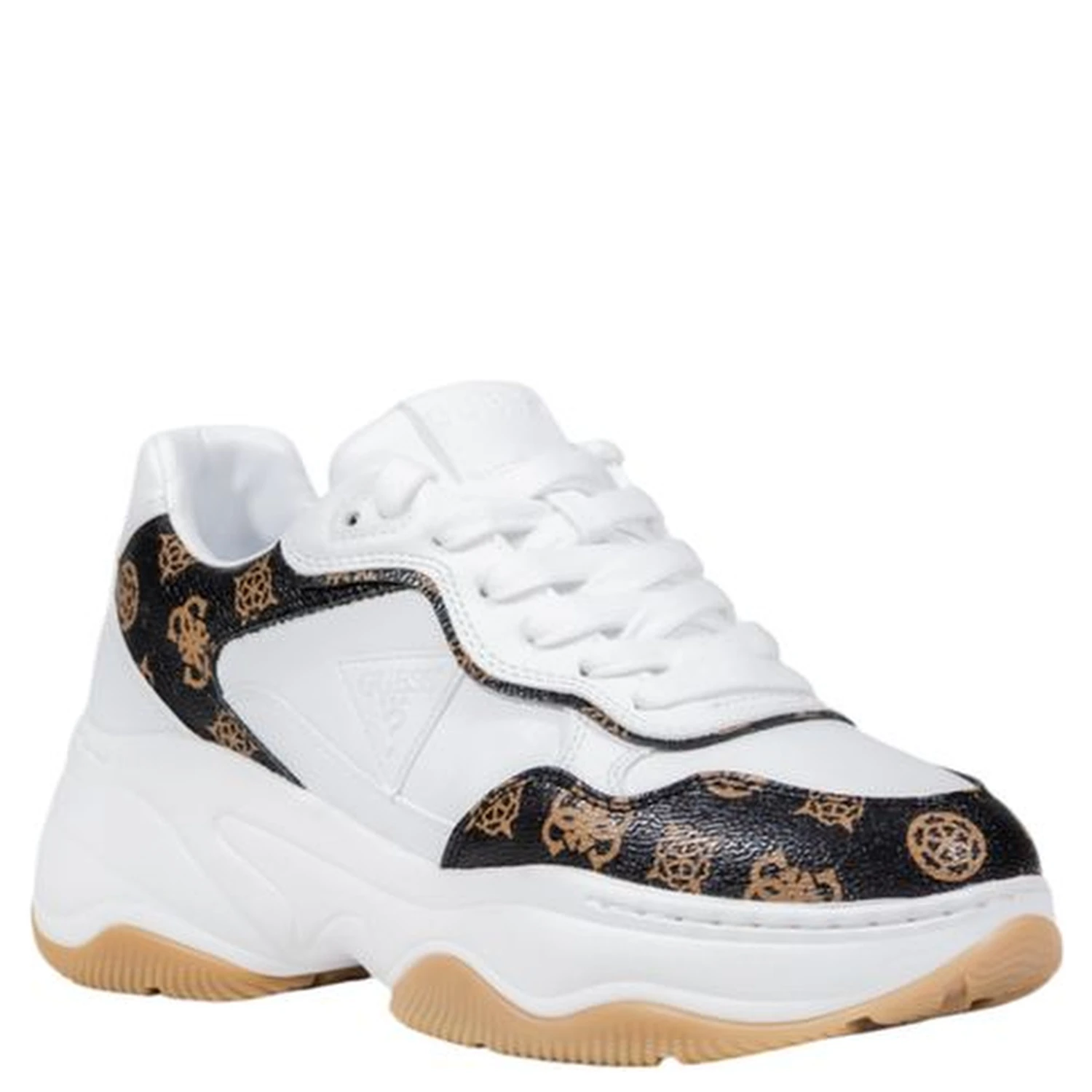 White Polyethylene Chunky Sneakers
