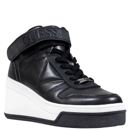 Black Polyethylene Platform Sneakers