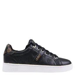 Black Polyethylene Low Top Sneakers