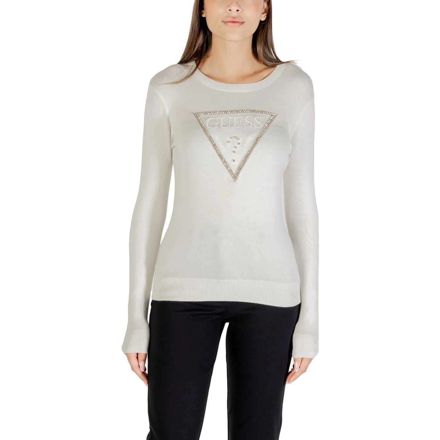 Cream Viscose Sweatshirt