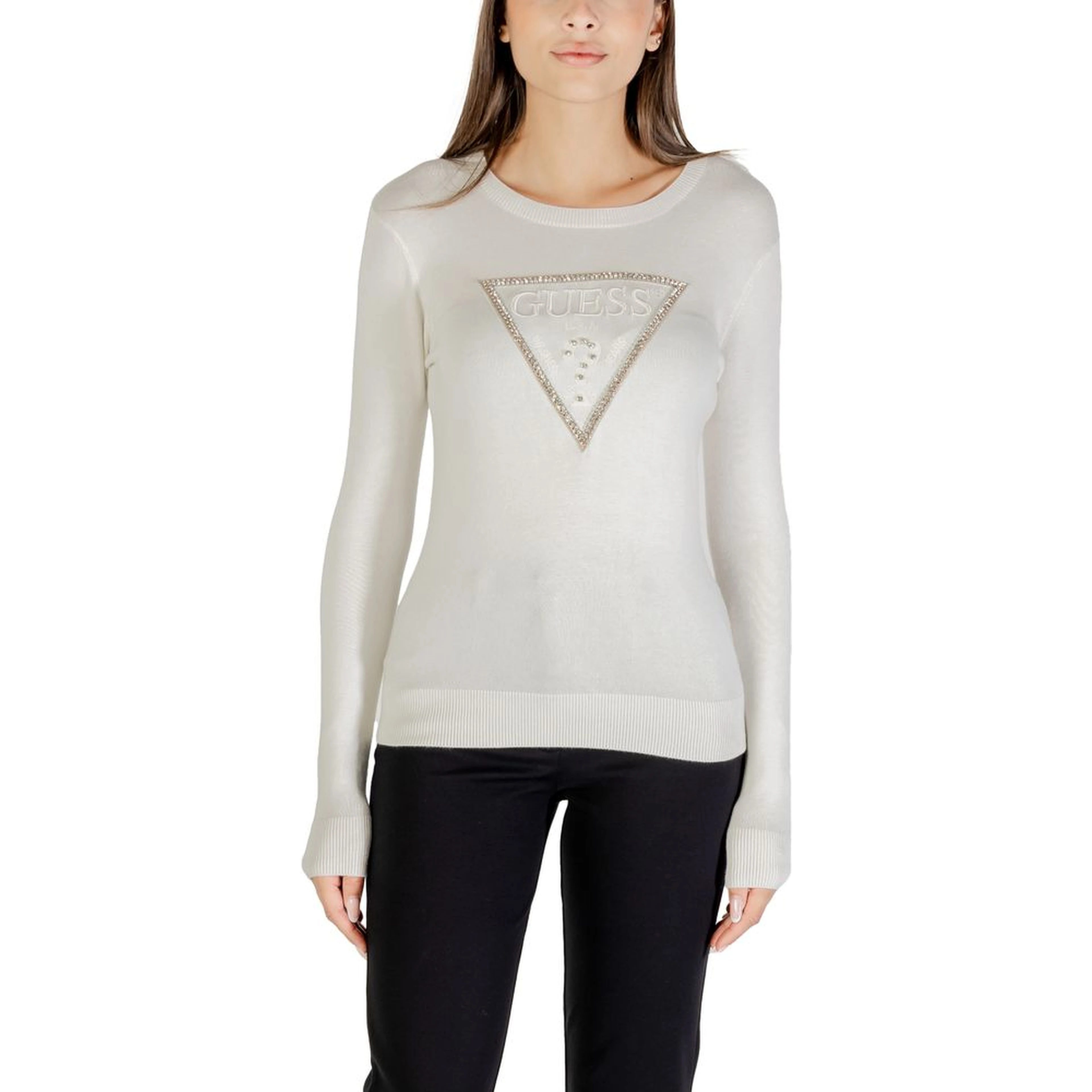 Cream Viscose Sweatshirt