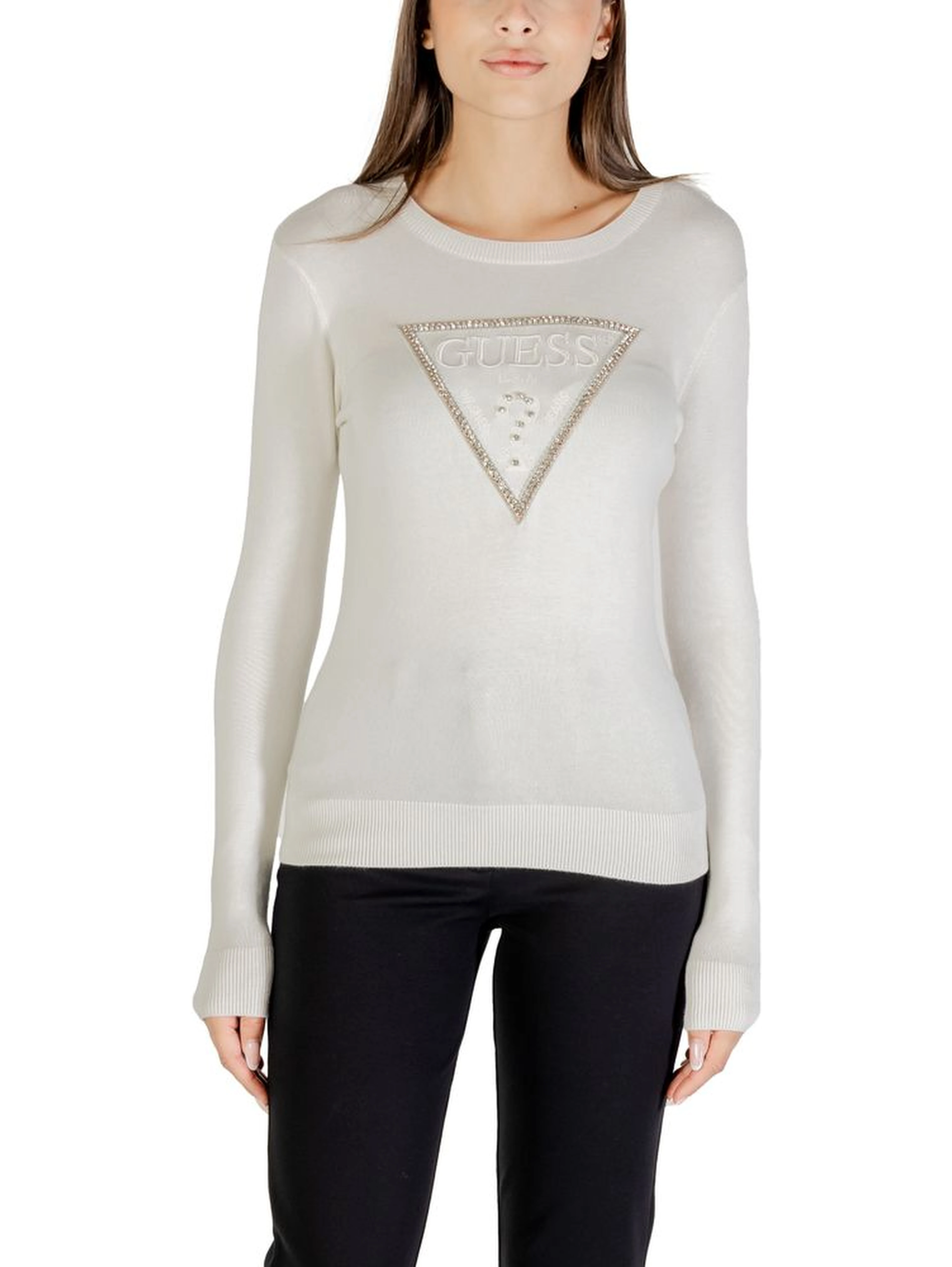 Cream Viscose Sweatshirt