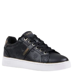 Black Polyethylene Low Top Sneakers