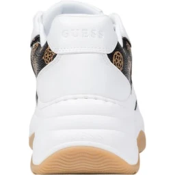 White Polyethylene Chunky Sneakers
