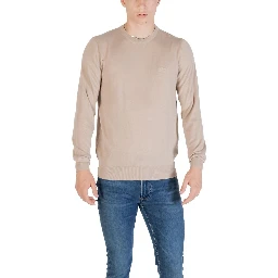 Beige Polyester Sweatshirt