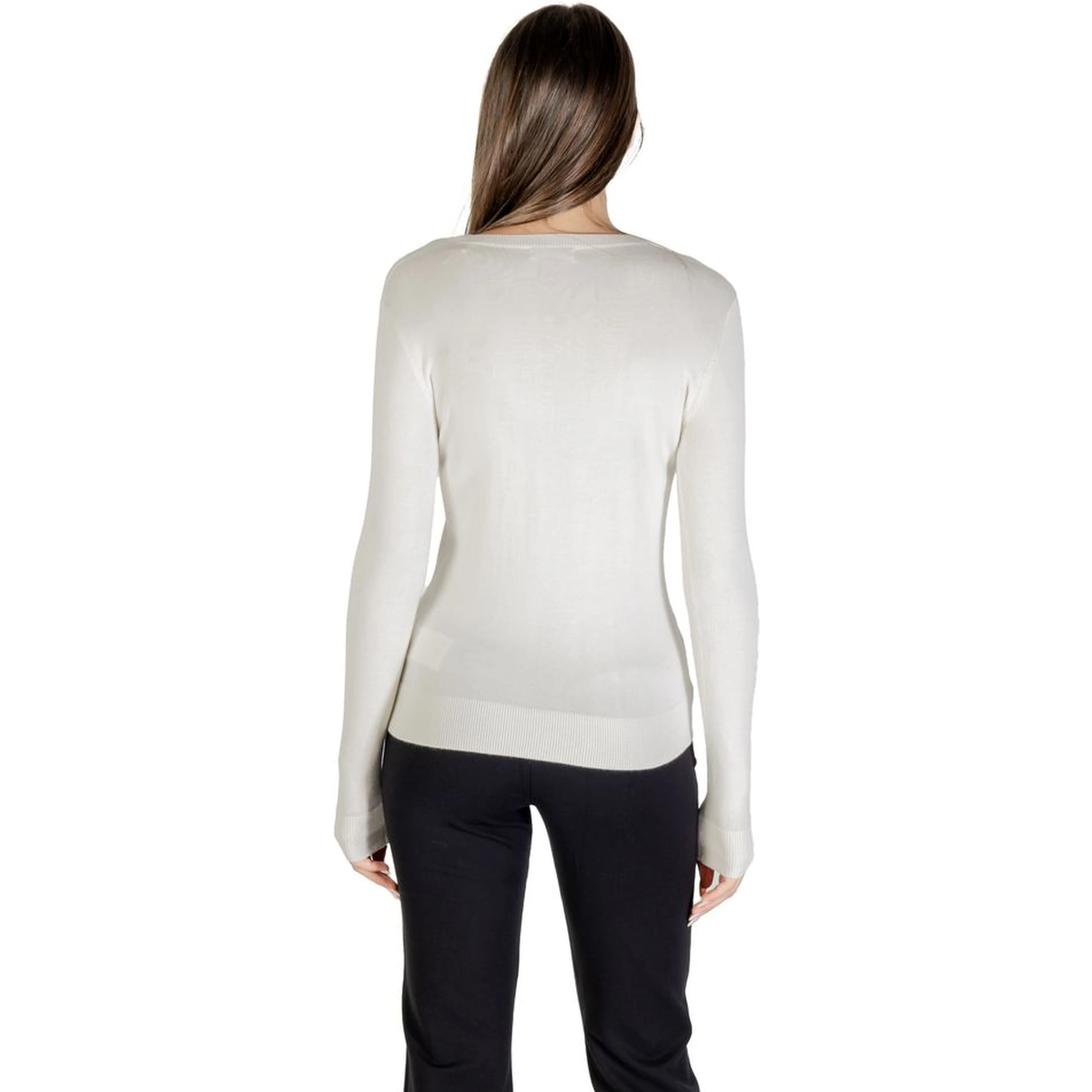 Cream Viscose Sweatshirt