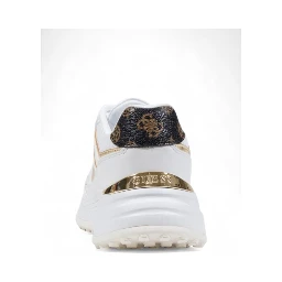 White Polyethylene Chunky Sneakers