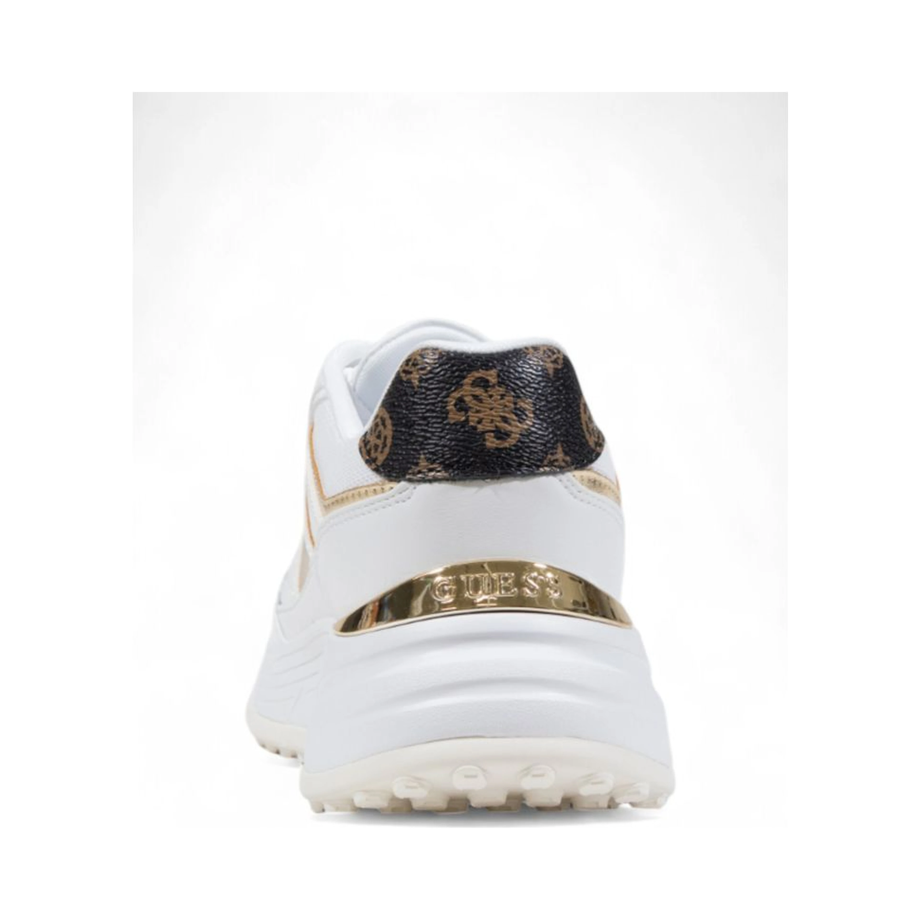 White Polyethylene Chunky Sneakers