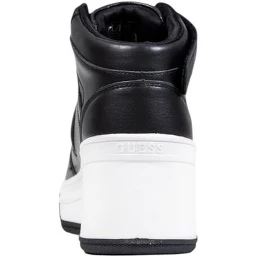 Black Polyethylene Platform Sneakers