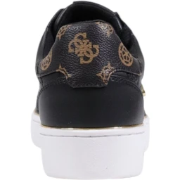 Black Polyethylene Low Top Sneakers