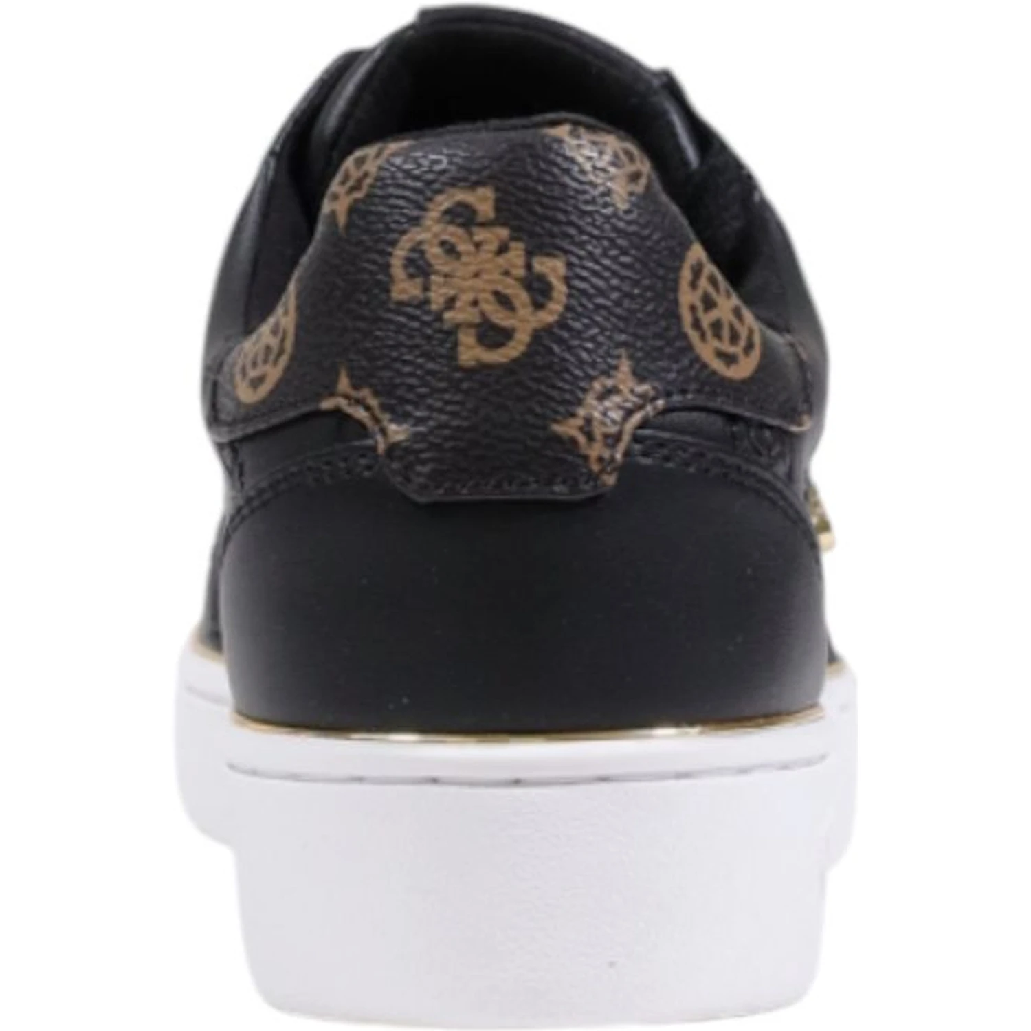 Black Polyethylene Low Top Sneakers