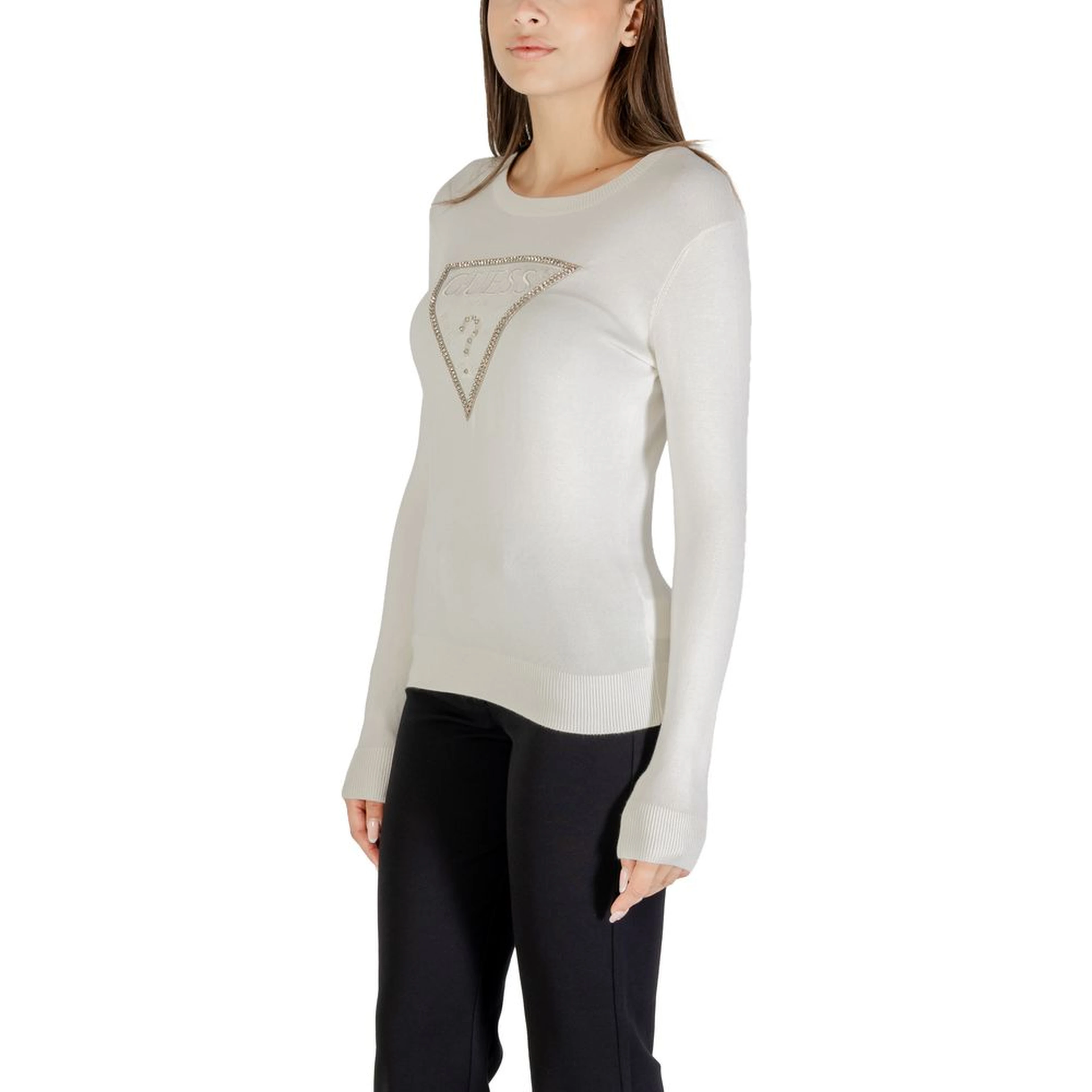 Cream Viscose Sweatshirt