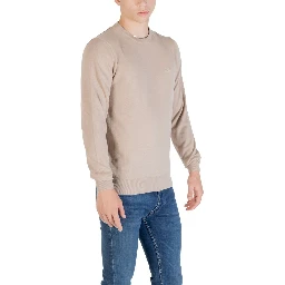 Beige Polyester Sweatshirt