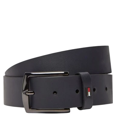 Blue Leather Regular Belt