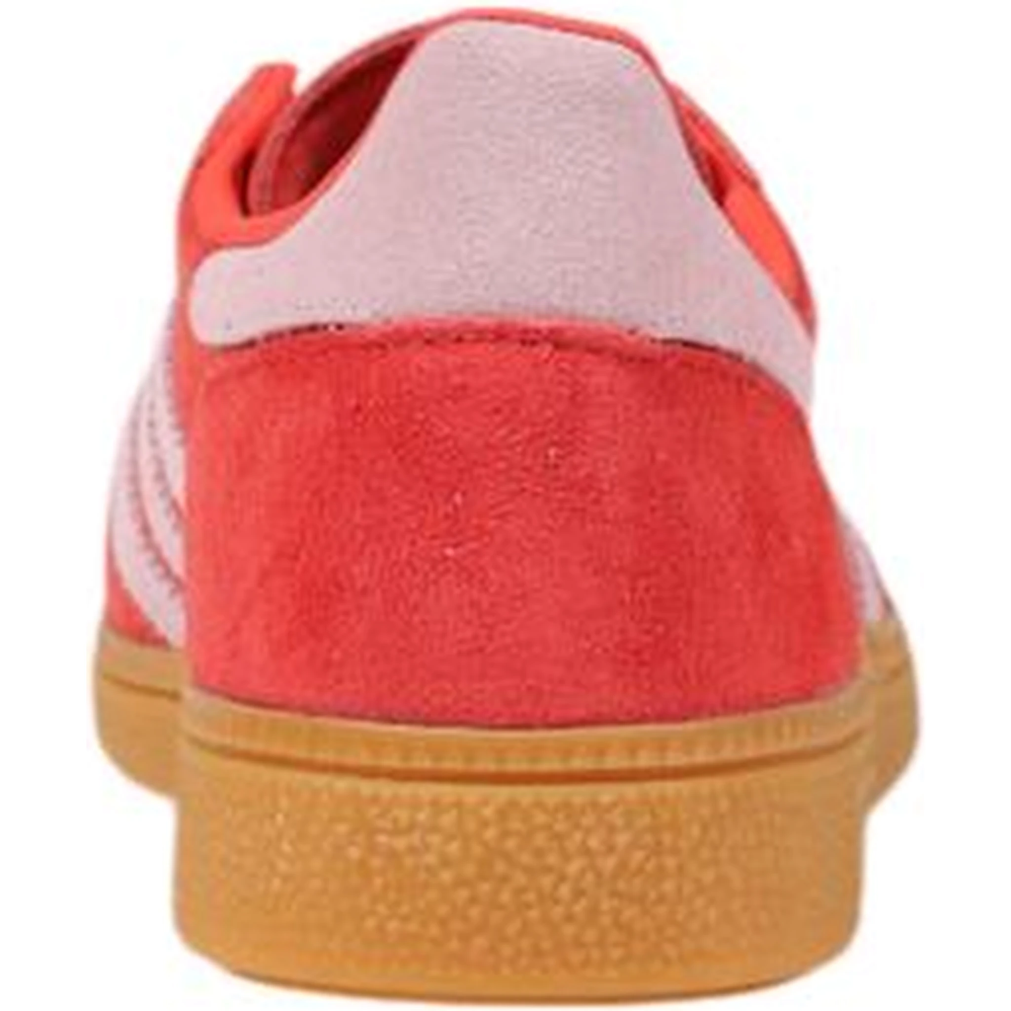 Orange Suede Leather Low Top Sneakers