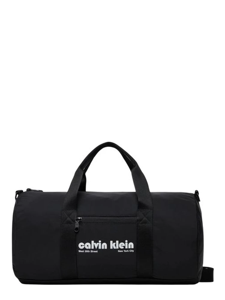 Black Recycled Polyester Duffel Bag