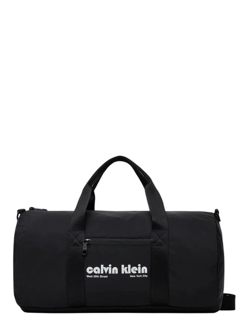 Black Recycled Polyester Duffel Bag