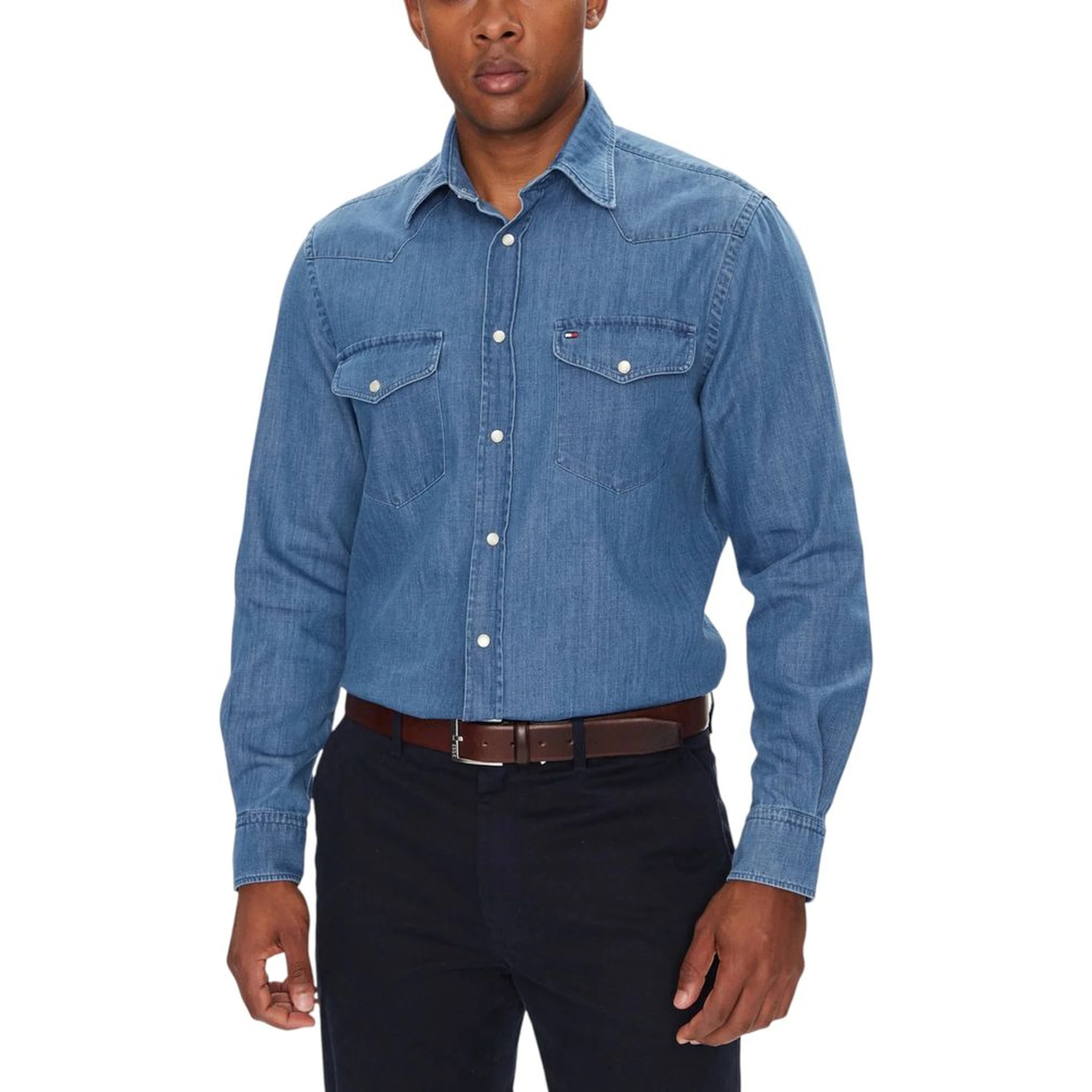 Light Blue Denim Shirt