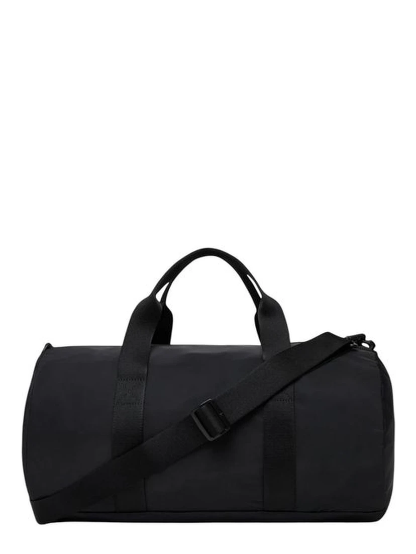 Black Recycled Polyester Duffel Bag