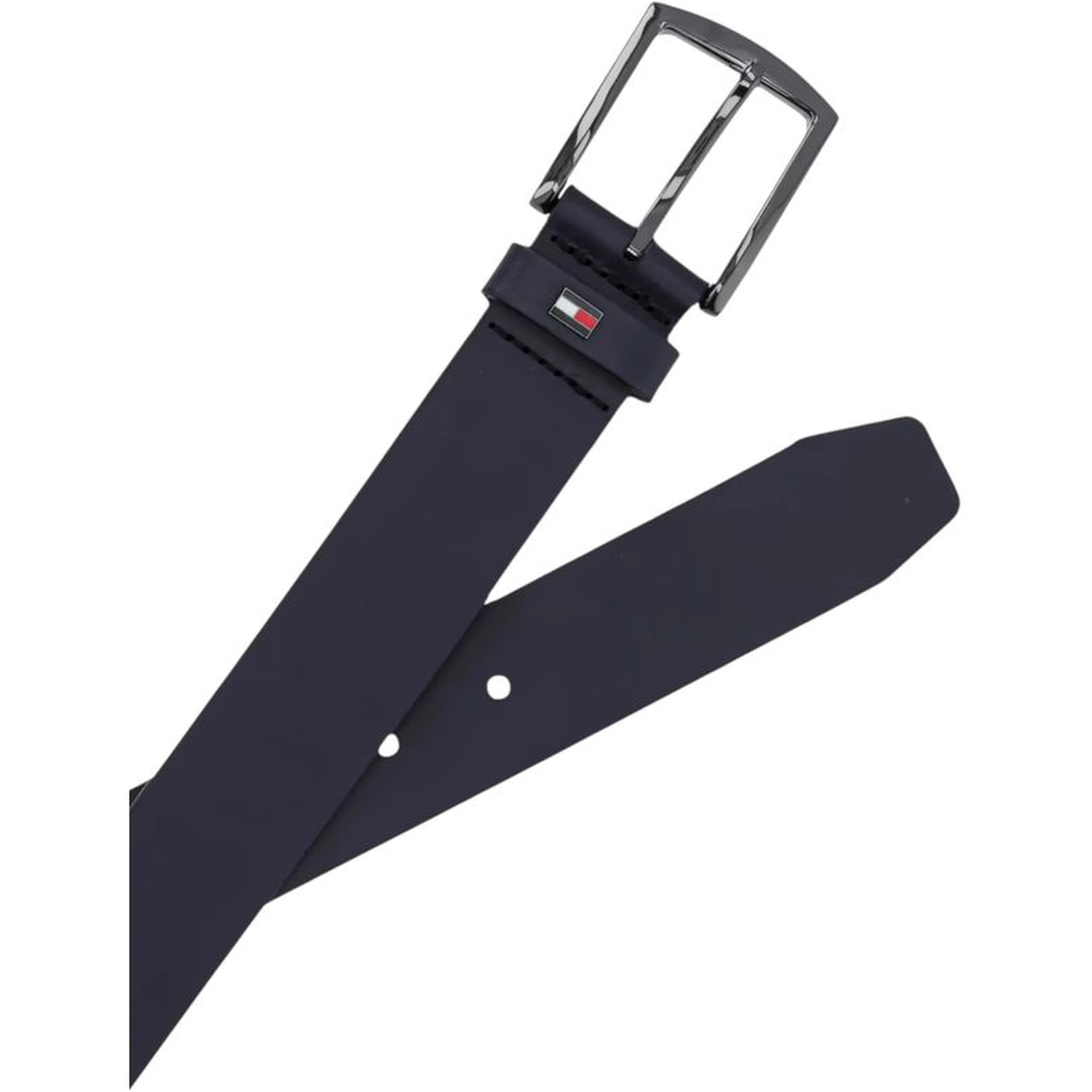 Blue Leather Regular Belt