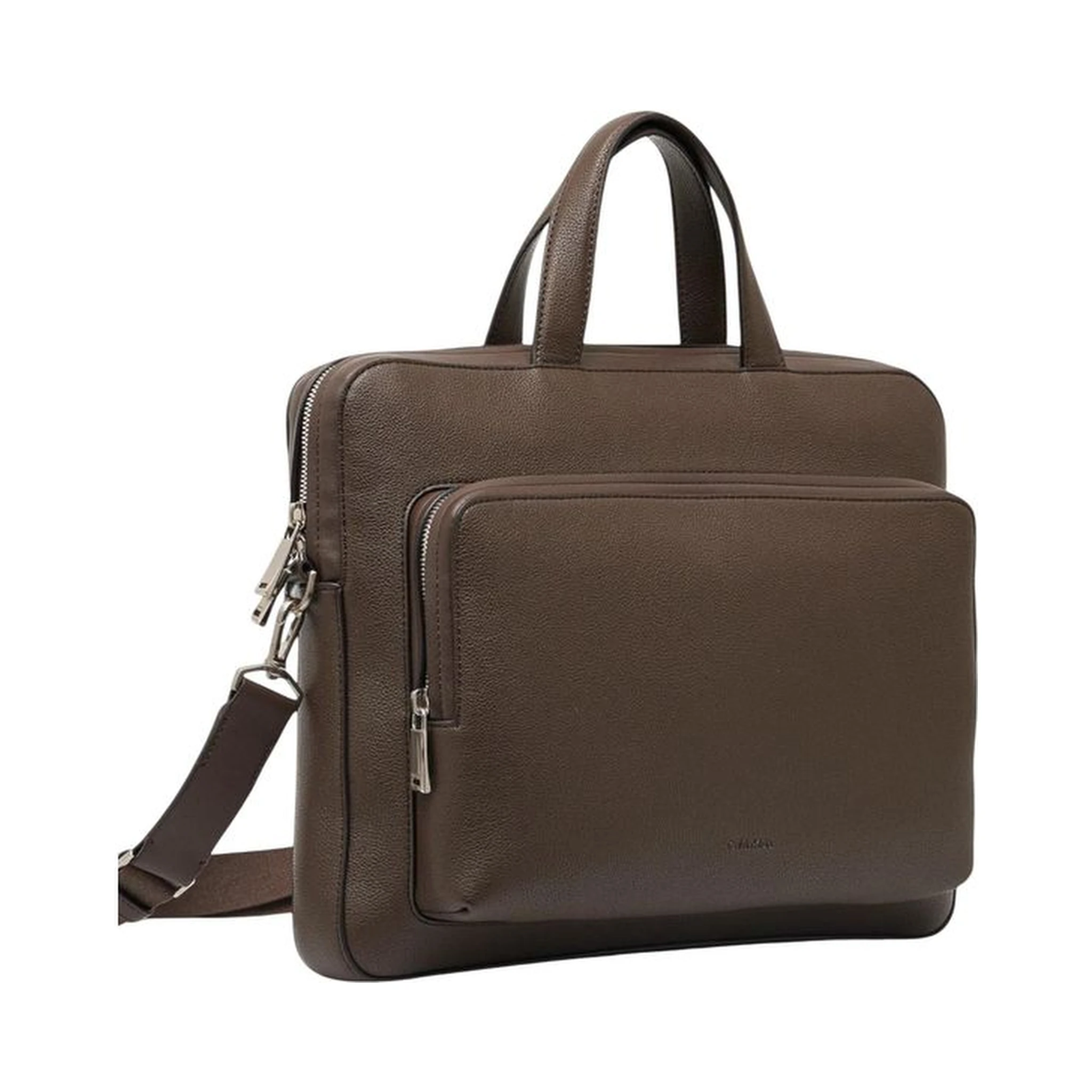Brown Polyethylene Briefcase