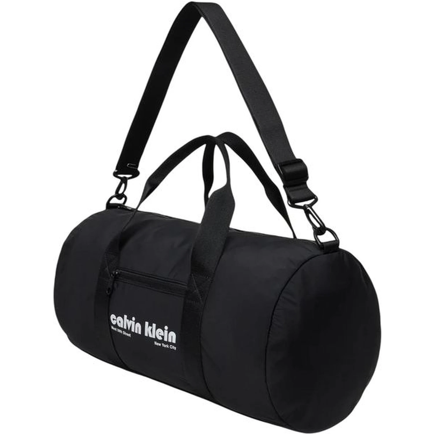 Black Recycled Polyester Duffel Bag