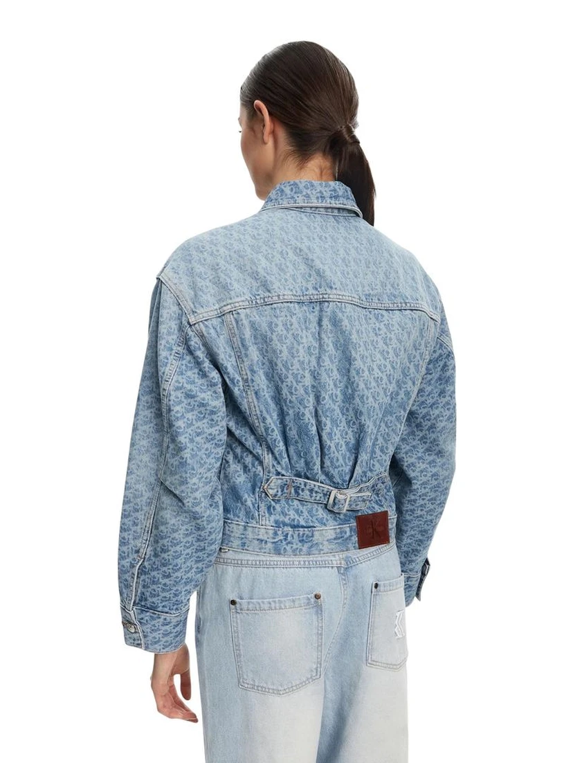 Light Blue Cotton Denim Jacket